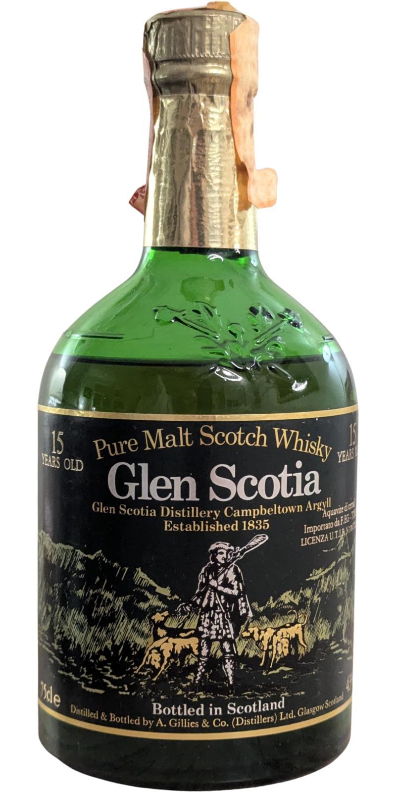 Glen Scotia 15-year-old  Dumpy Green Bottle