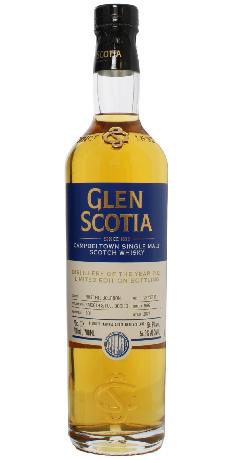 Glen Scotia 1999  Distillery of the year 2021