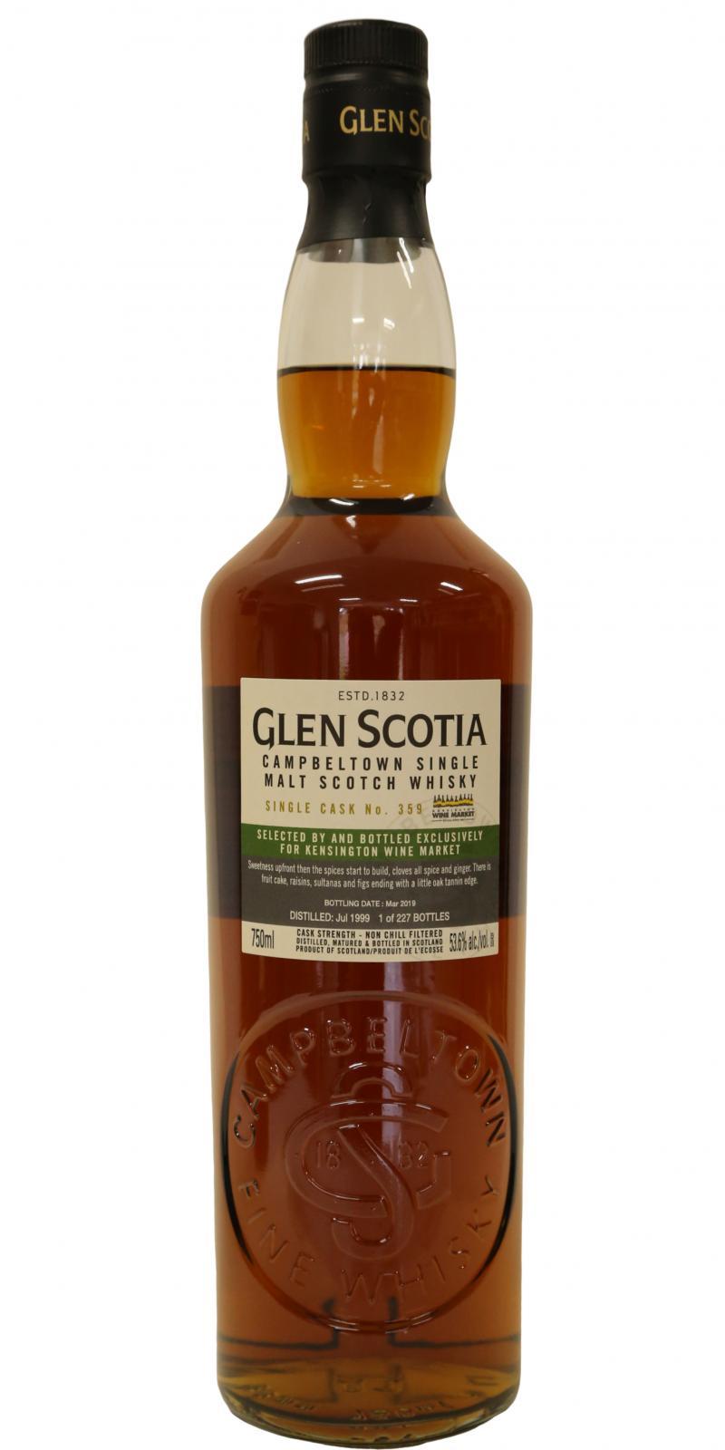 Glen Scotia 1999  Limited Edition - Single Cask