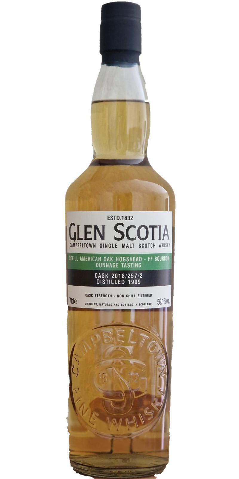 Glen Scotia 1999  Dunnage Tasting