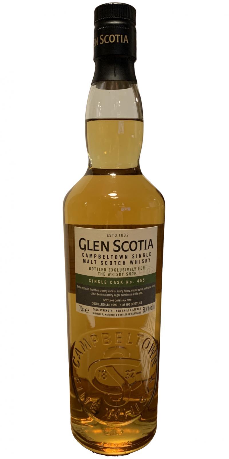 Glen Scotia 1999  Limited Edition - Single Cask