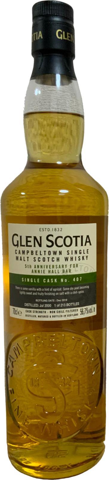 Glen Scotia 2000  Single Cask