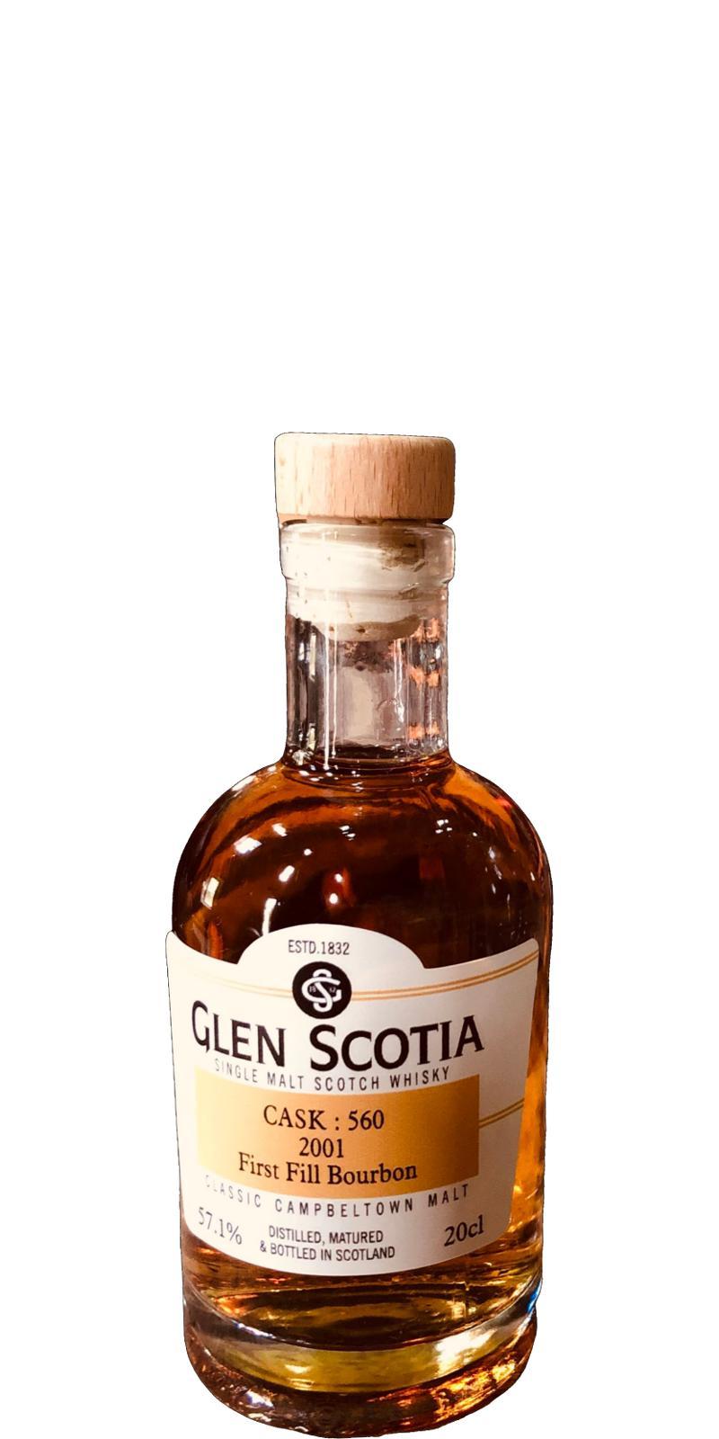 Glen Scotia 2001  Duty Paid Sample
