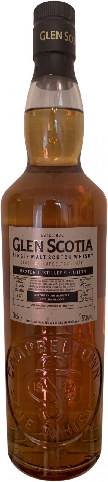 Glen Scotia 2002  Master Distillers Edition 1
