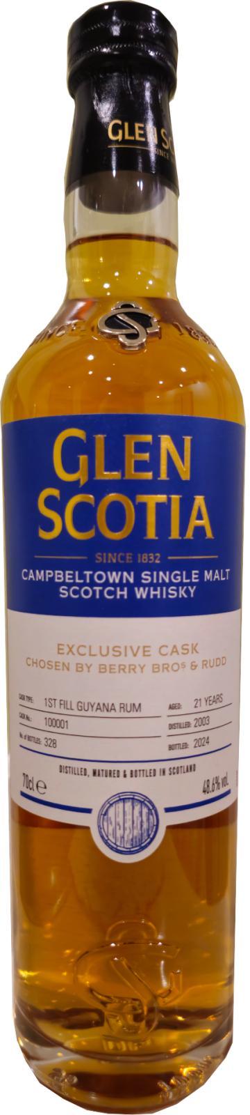 Glen Scotia 2003  Exclusive Cask