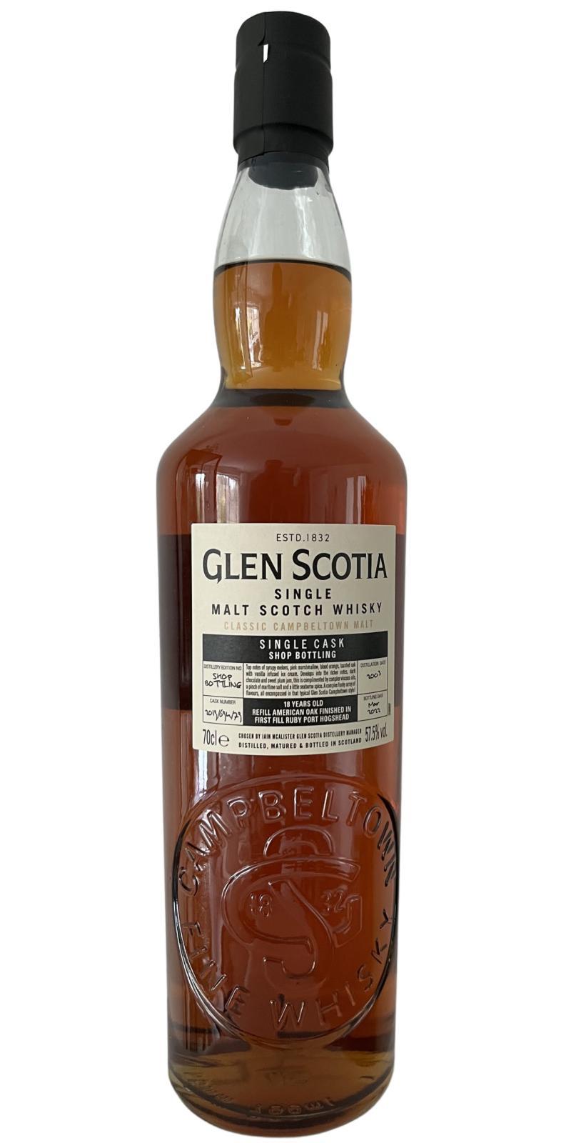 Glen Scotia 2003  Shop Bottling