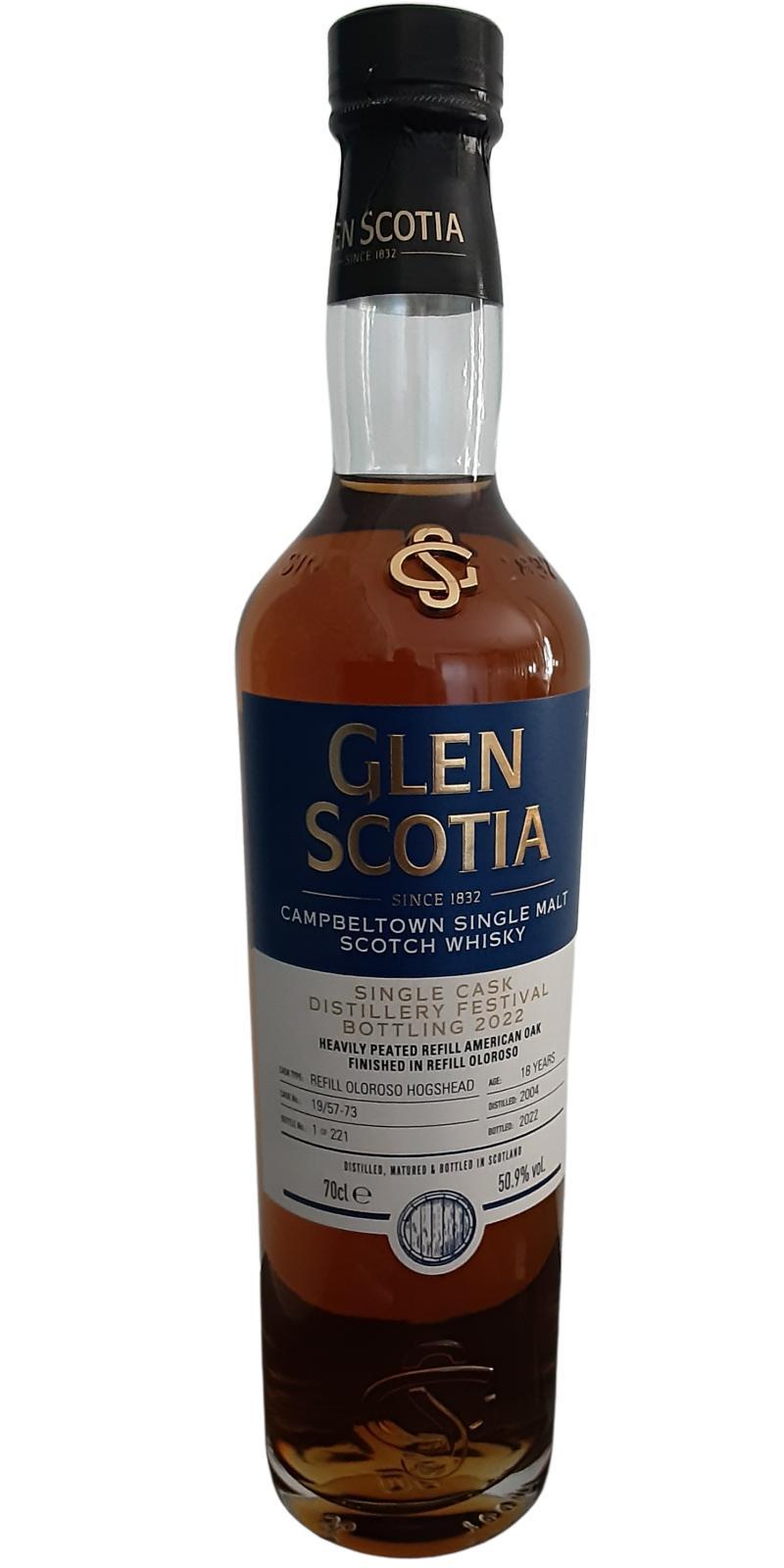 Glen Scotia 2004  Campbeltown Malts Festival 2022