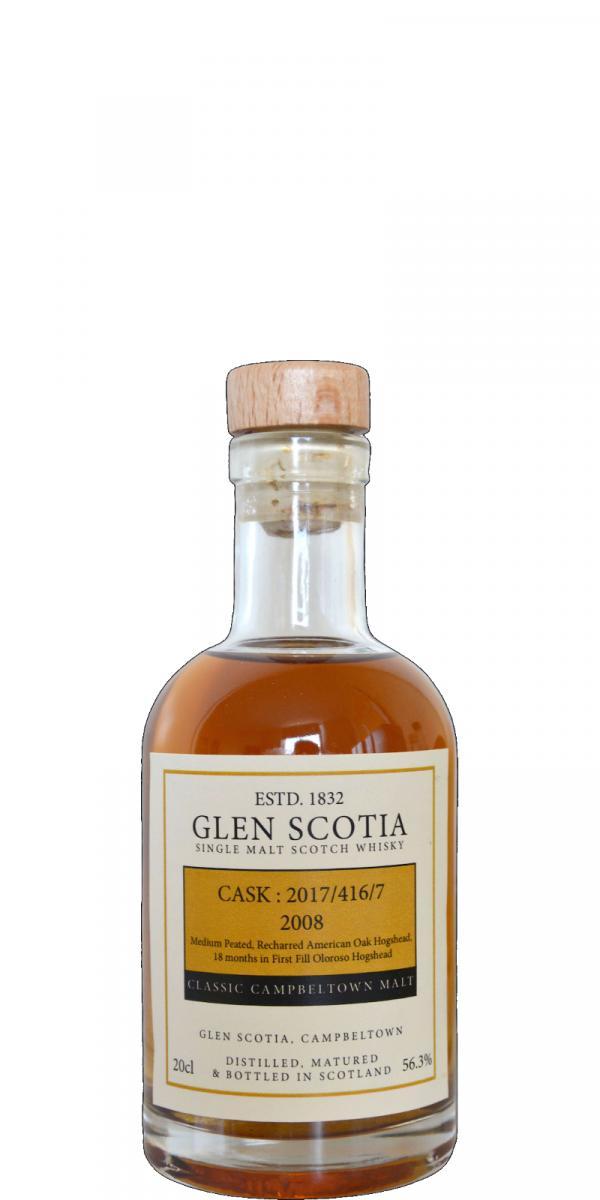 Glen Scotia 2008  Medium Peated - Warehouse Tasting