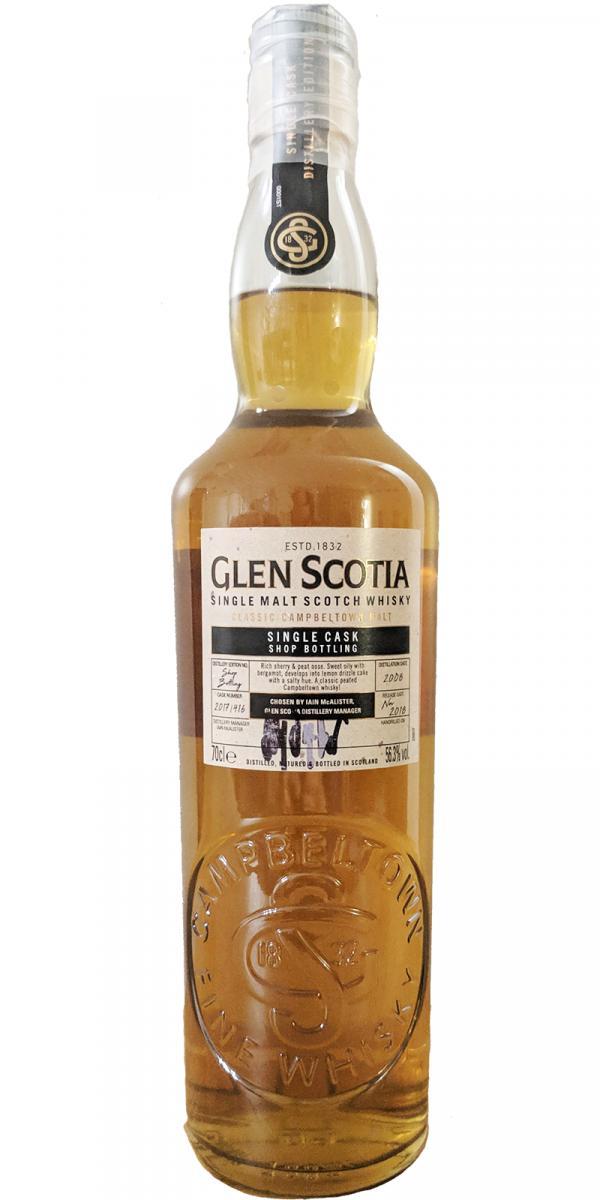 Glen Scotia 2008  Single Cask - Shop Bottling