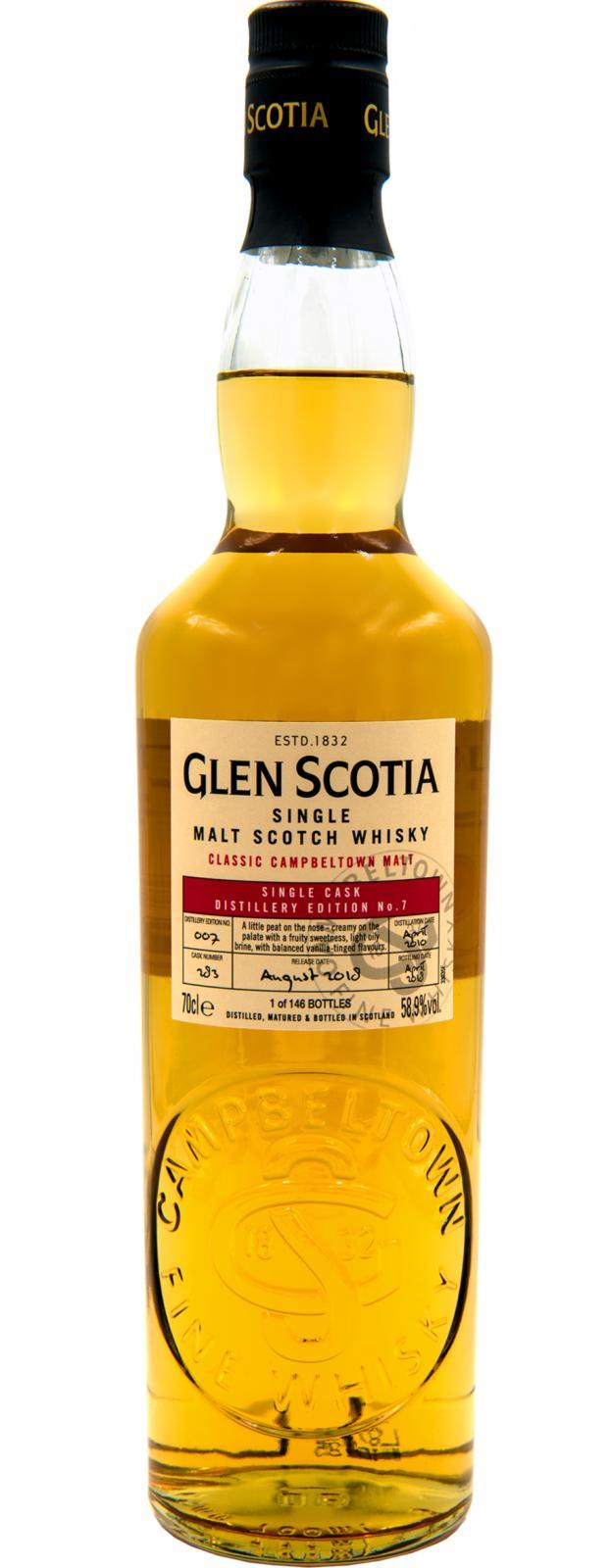 Glen Scotia 2010   Distillery Edition 7