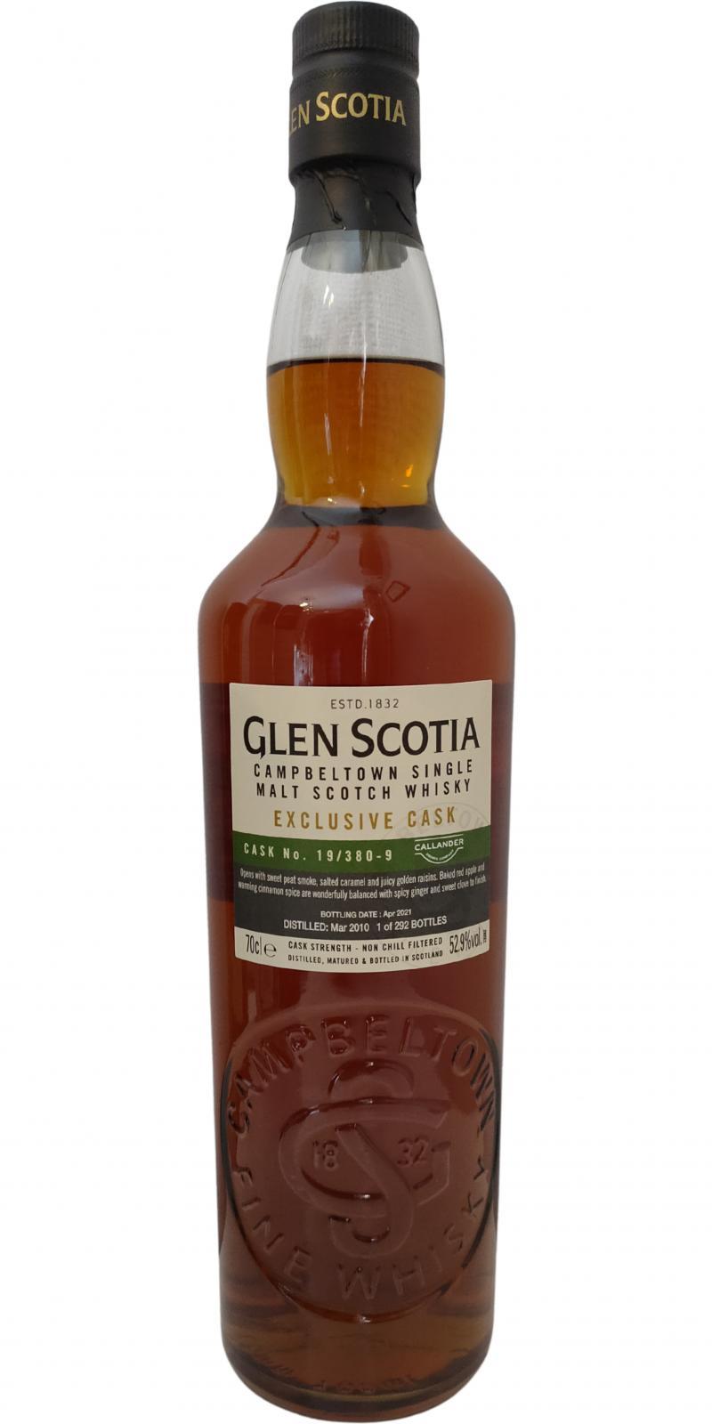 Glen Scotia 2010  Limited Edition - Exclusive Cask