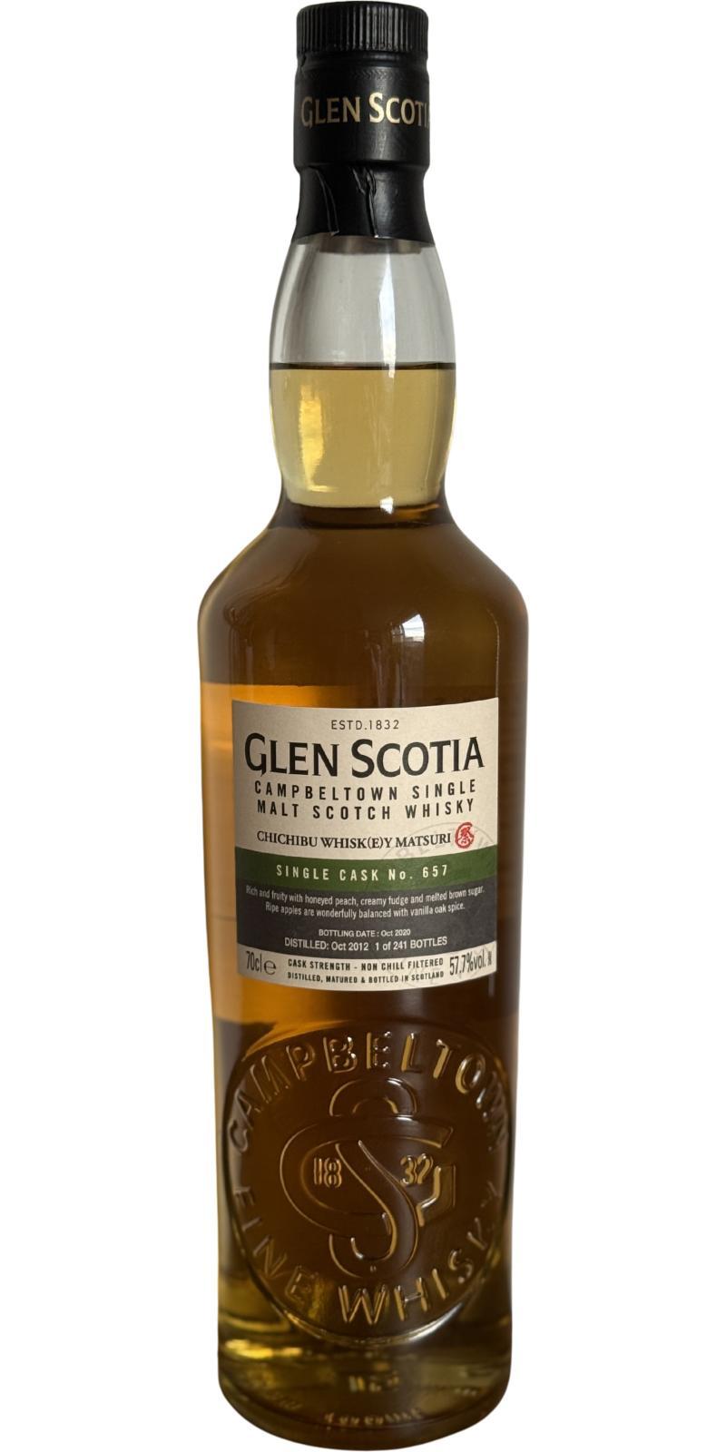 Glen Scotia 2012  Single Cask
