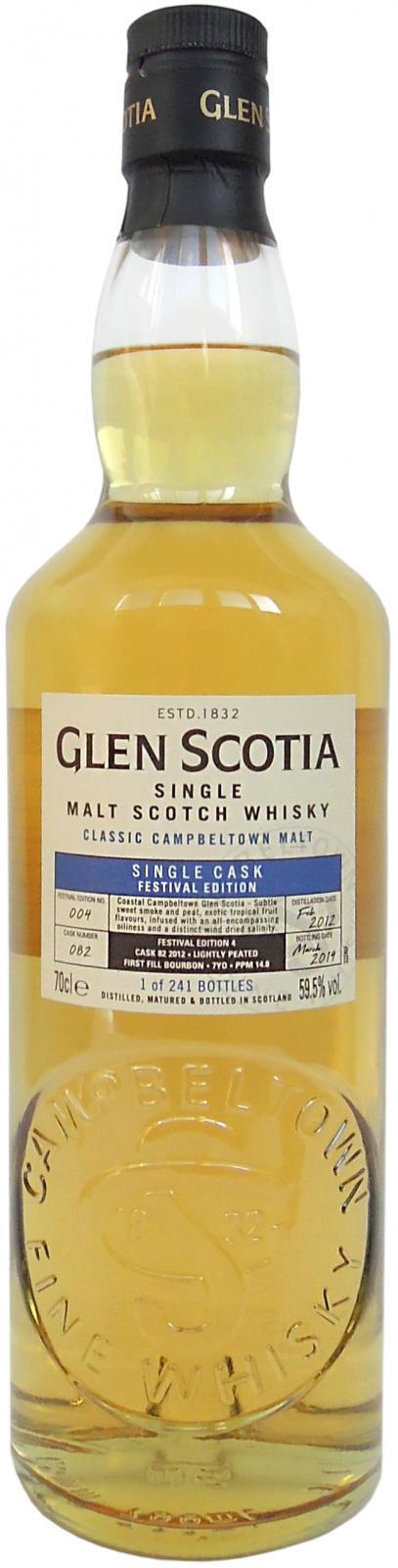 Glen Scotia 2012  Single Cask - Festival Edition No. 4