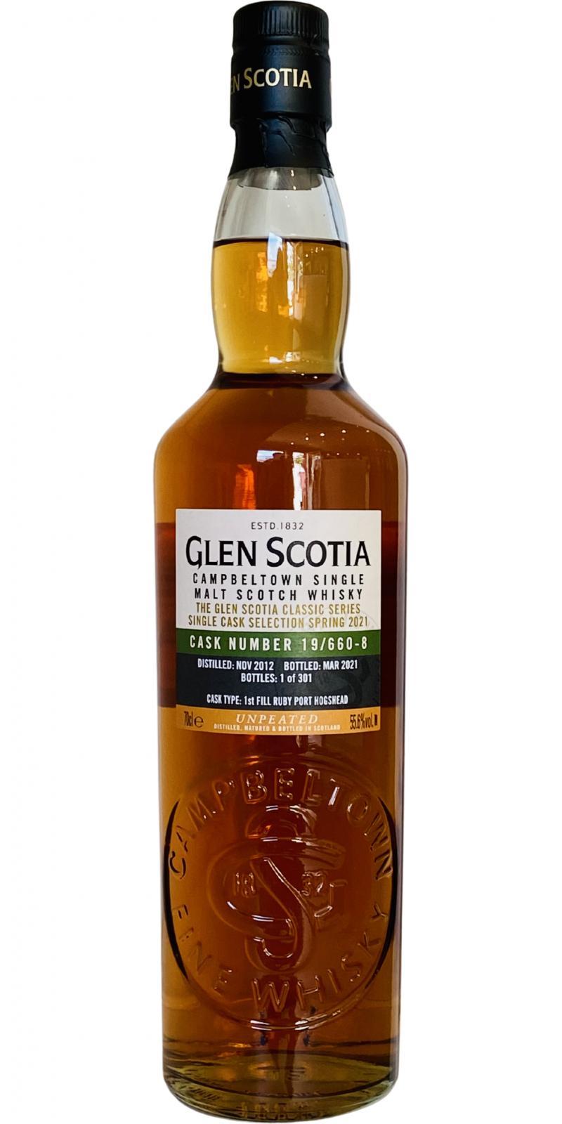 Glen Scotia 2012  Single Cask Selection