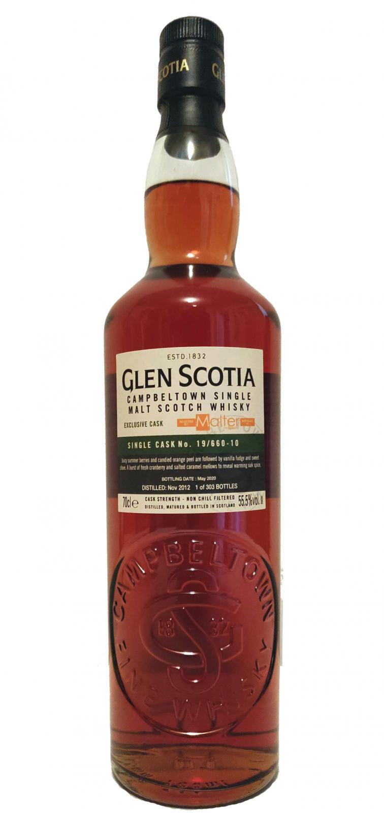 Glen Scotia 2012  Single Cask