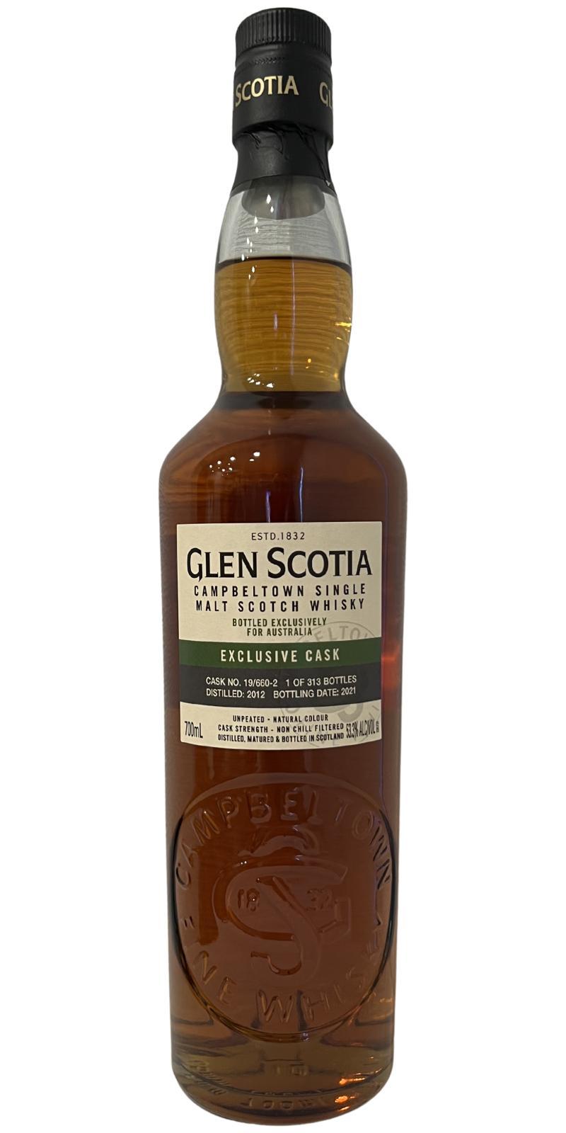 Glen Scotia 2012  Exclusive Cask