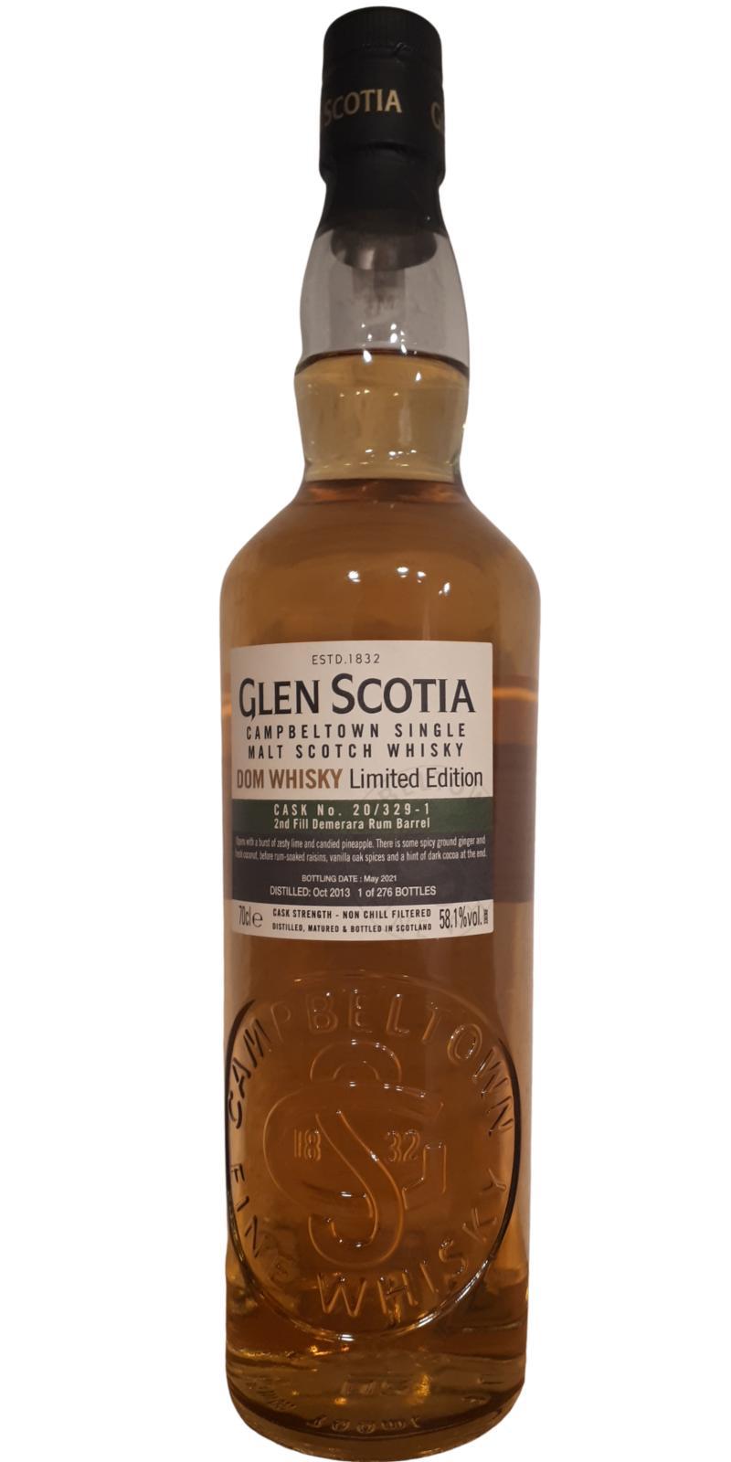 Glen Scotia 2013  Single Cask