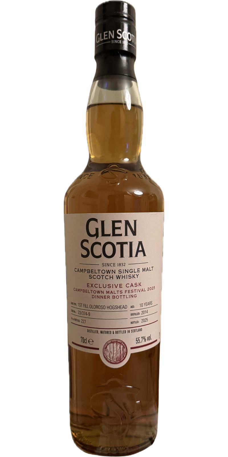 Glen Scotia 2014  Dinner bottling 2025