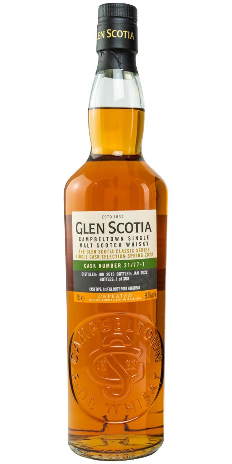 Glen Scotia 2015  Single Cask Selection Spring 2022