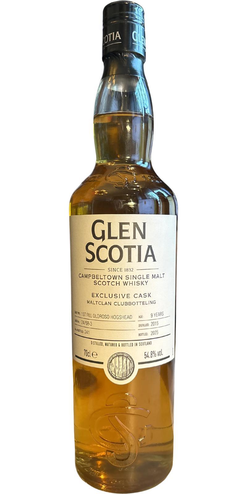 Glen Scotia 2015  Exclusive Cask