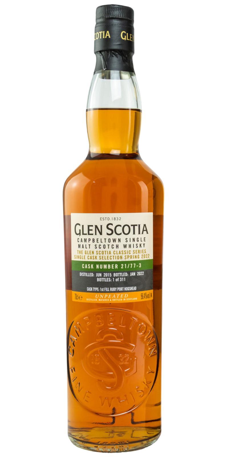 Glen Scotia 2015  Single Cask Selection Spring 2022
