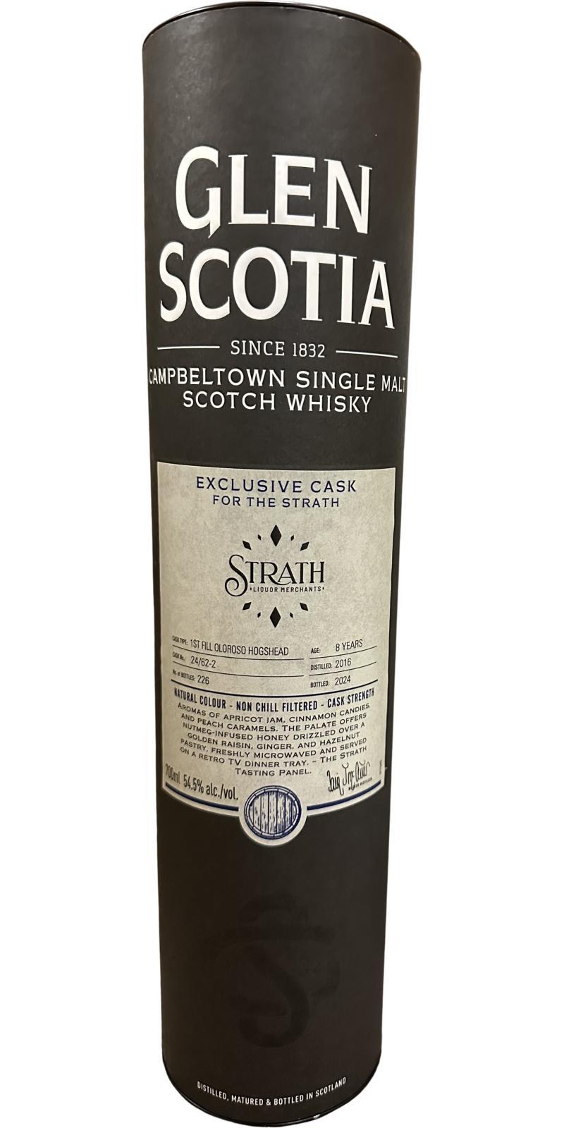 Glen Scotia 2016  Exclusive Cask