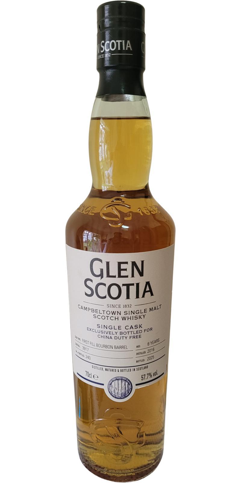 Glen Scotia 2016  Single Cask