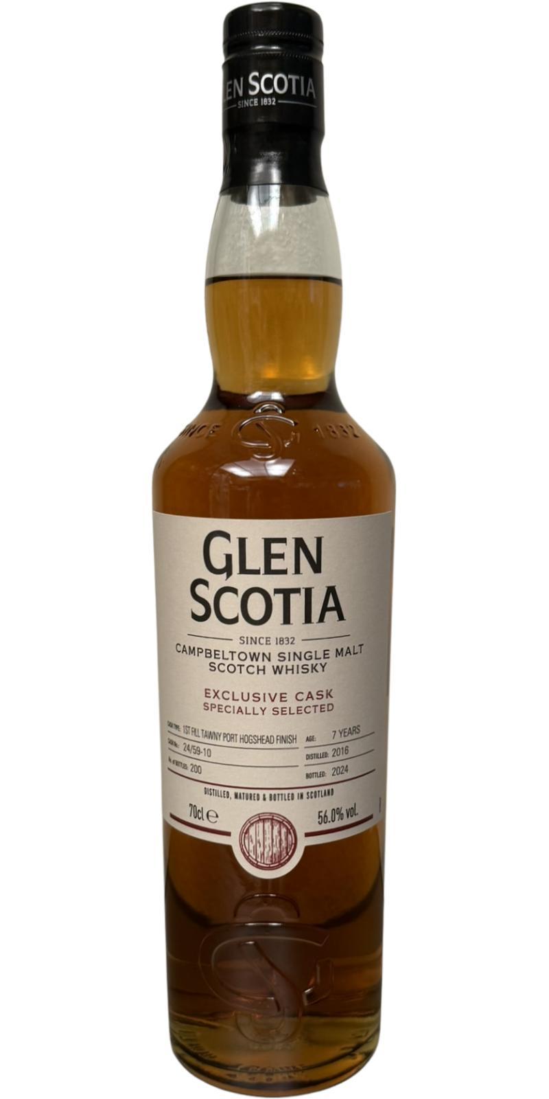 Glen Scotia 2016  Exclusive Cask