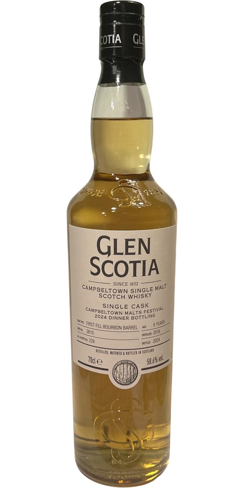 Glen Scotia 2018  2024 Dinner Bottling