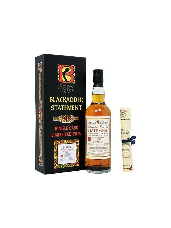 Glen Scotia 1991 BA  Raw Cask - Statement - Edition No. 33