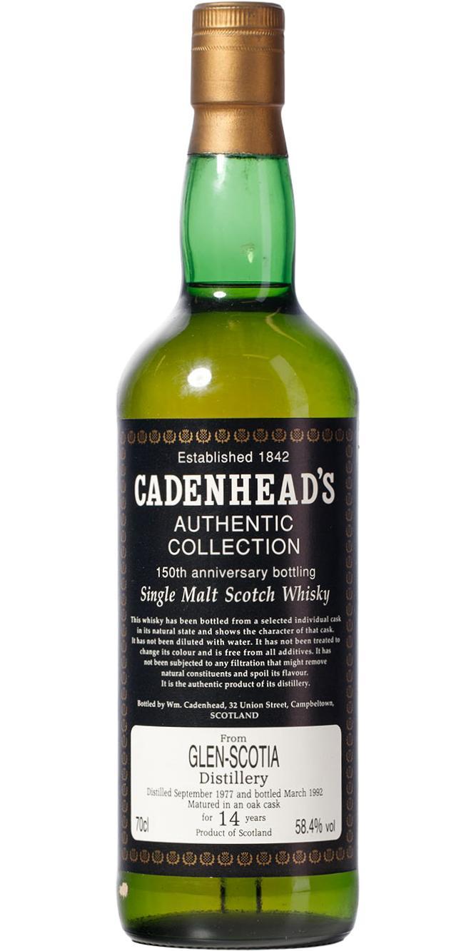 Glen Scotia 1977 CA  Authentic Collection - 150th Anniversary Bottling