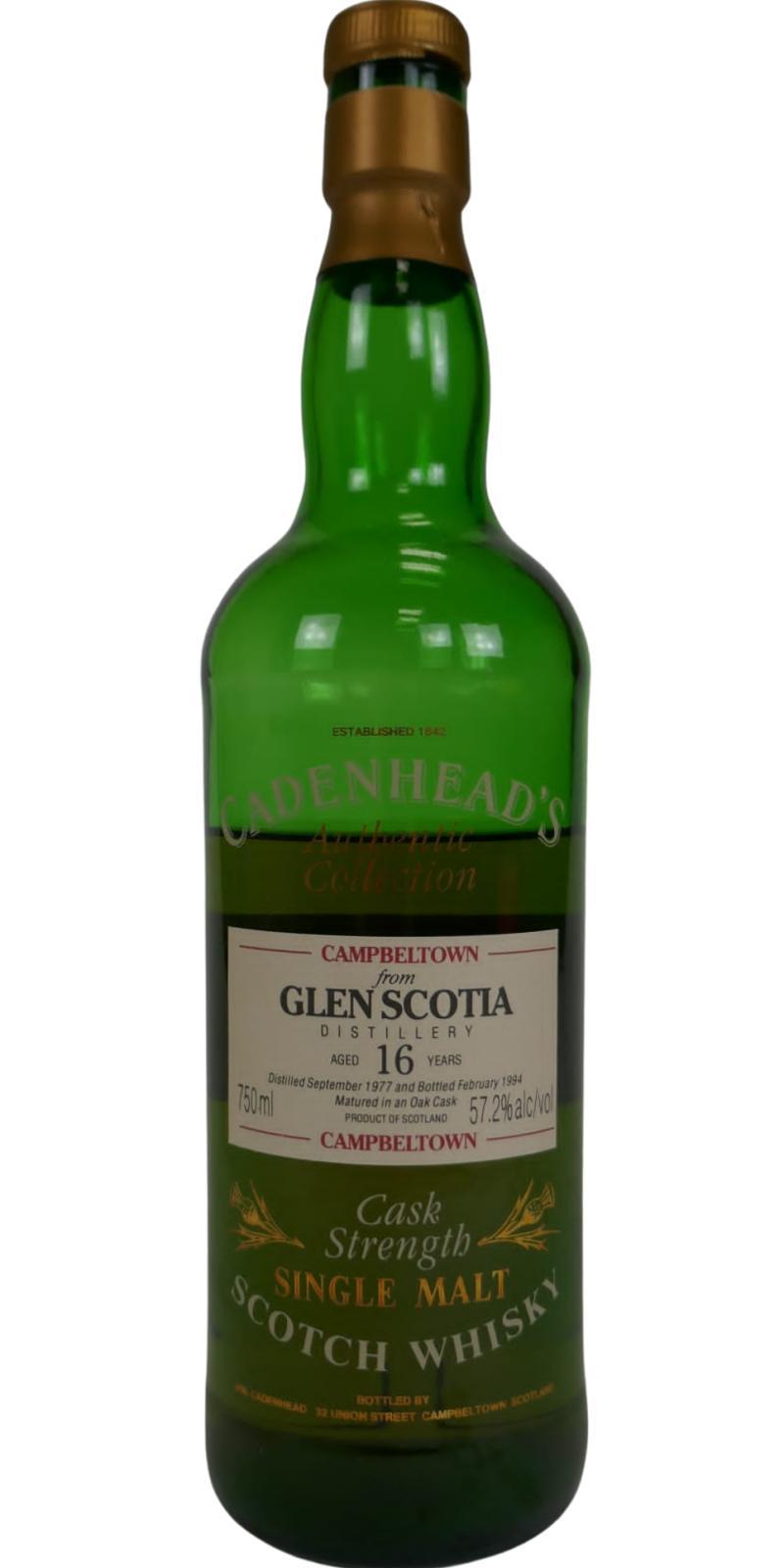 Glen Scotia 1977 CA  Authentic Collection