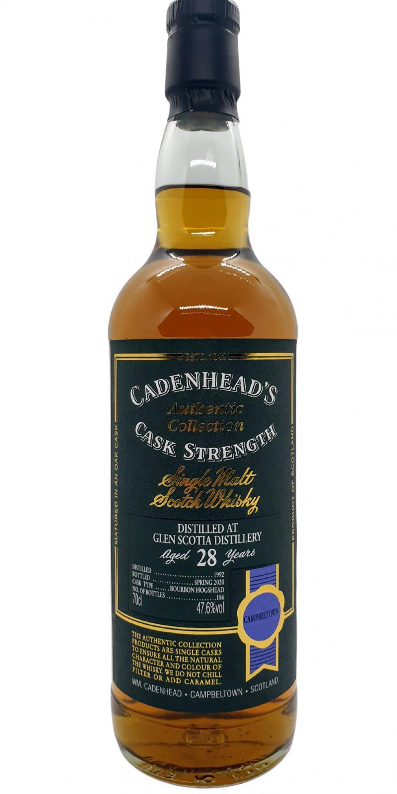 Glen Scotia 1992 CA  Authentic Collection