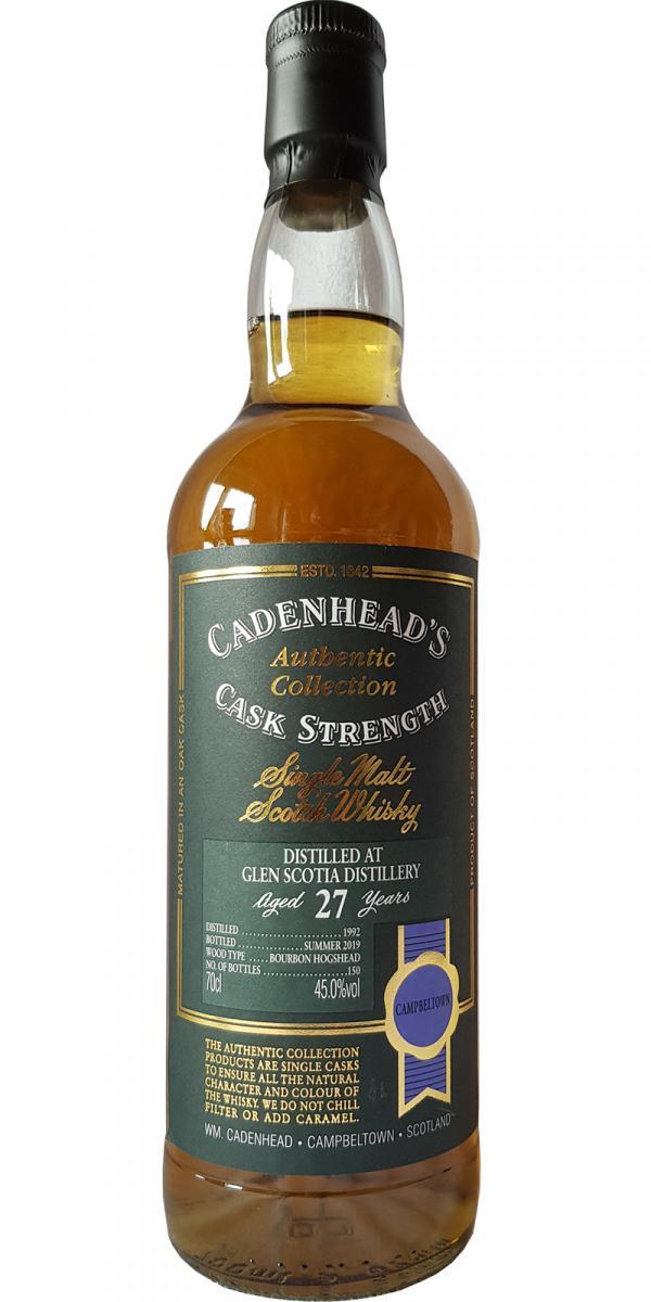 Glen Scotia 1992 CA  Authentic Collection