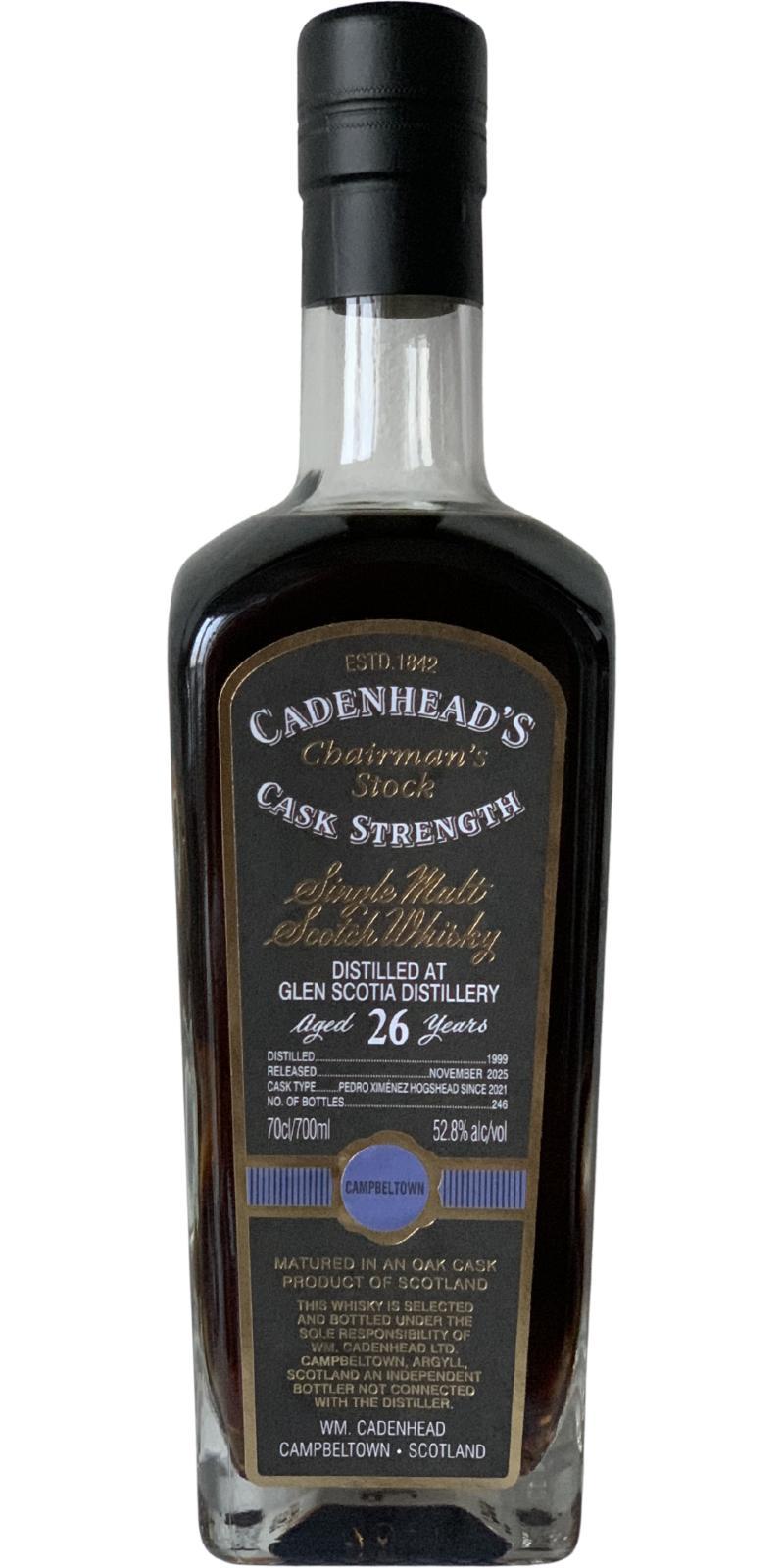 Glen Scotia 1999 CA  Authentic Collection - Chairman's Stock