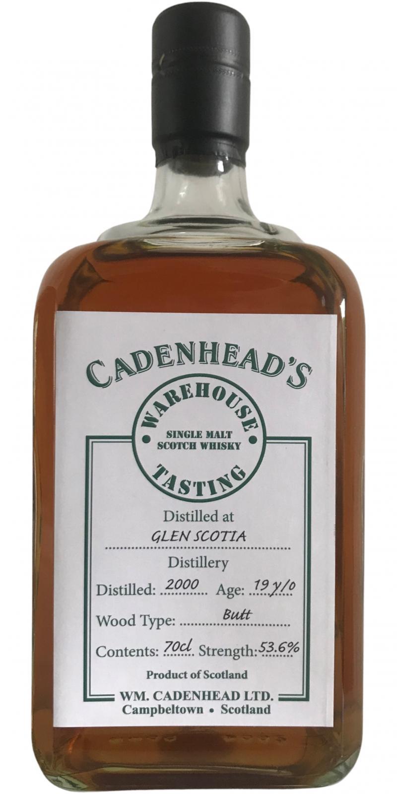 Glen Scotia 2000 CA  Warehouse Tasting