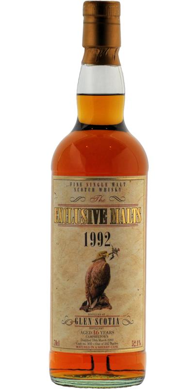 Glen Scotia 1992 CWC  The Exclusive Malts