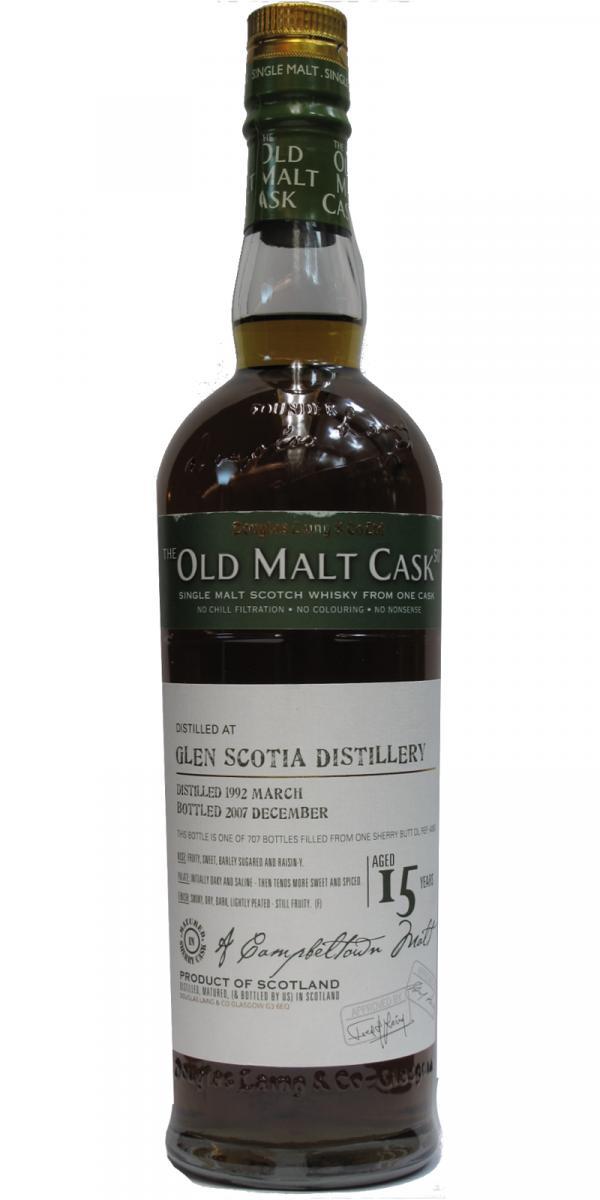 Glen Scotia 1992 DL  The Old Malt Cask