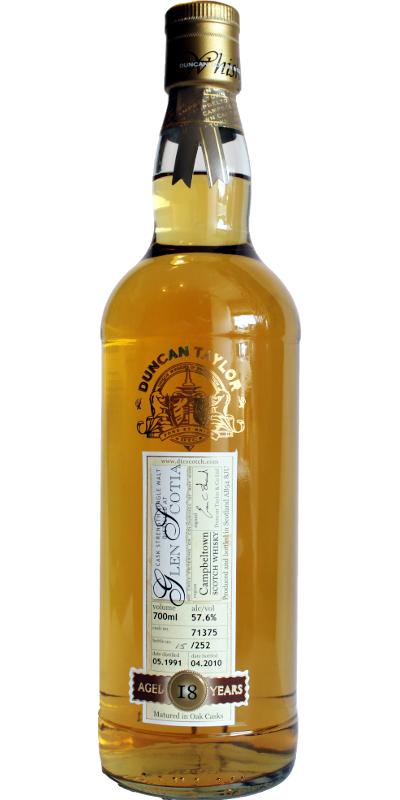 Glen Scotia 1991 DT  Rare Auld