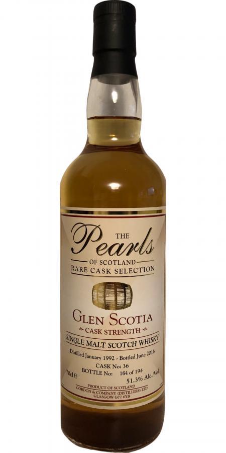 Glen Scotia 1992 G&C  The Pearls of Scotland