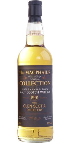 Glen Scotia 1991 GM  The MacPhail's Collection