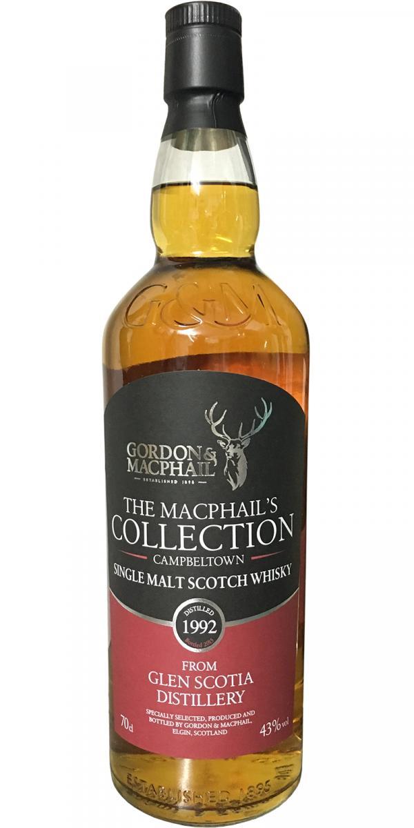 Glen Scotia 1992 GM  The MacPhail's Collection