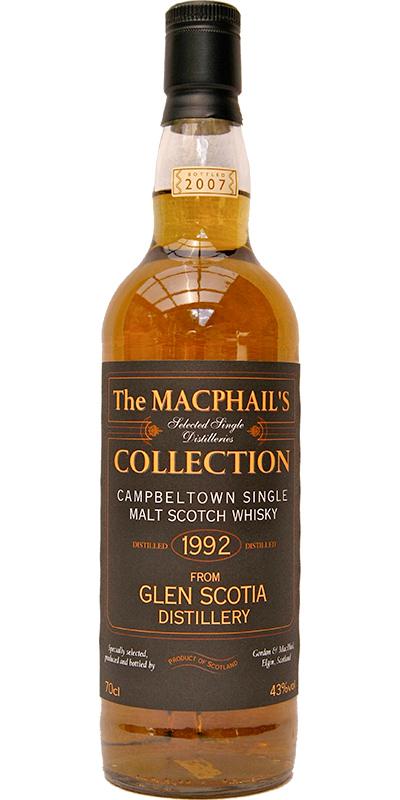Glen Scotia 1992 GM  The MacPhail's Collection