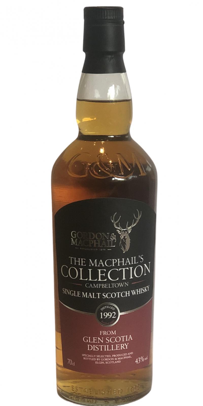 Glen Scotia 1992 GM  The MacPhail's Collection