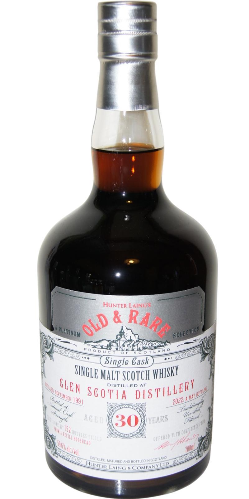 Glen Scotia 1991 HL  Old & Rare - A Platinum Selection