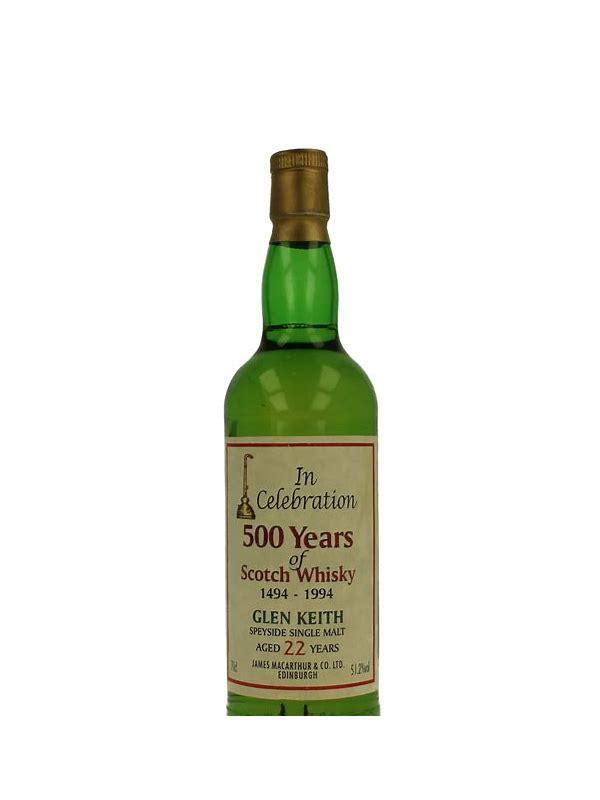 Glen Scotia 1979 JM  In Celebration 500 Years of Scotch Whisky 1494 - 1994 - Miniature
