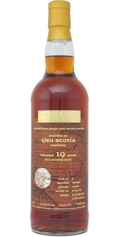 Glen Scotia 1992 KiW  Single Cask Collection