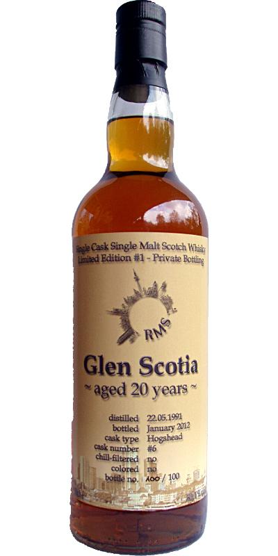 Glen Scotia 1991 RMS  Limited Edition #1