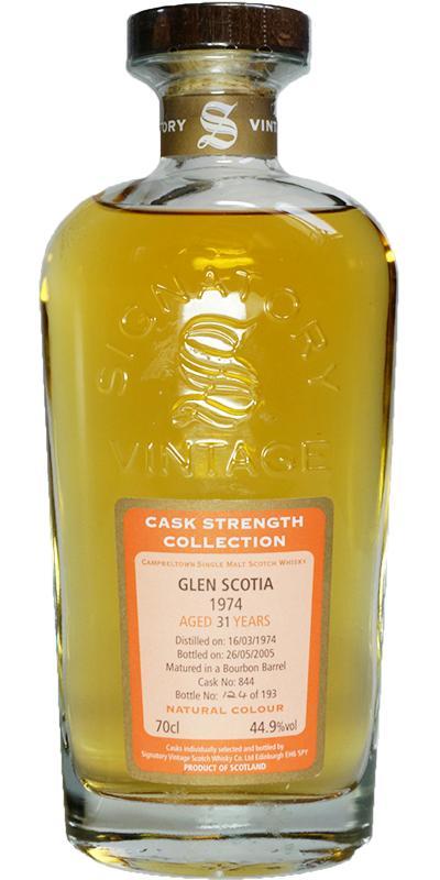 Glen Scotia 1974 SV  Cask Strength Collection