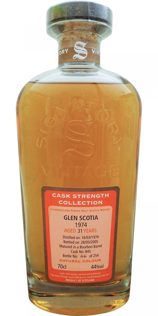 Glen Scotia 1974 SV  Cask Strength Collection